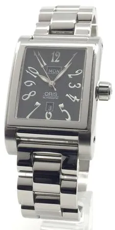 Oris Miles Rectangular 7525 44mm Stainless steel Black 2