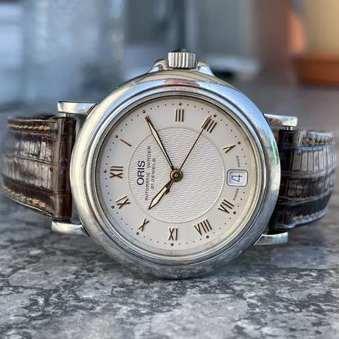 Oris 35mm Stainless steel White