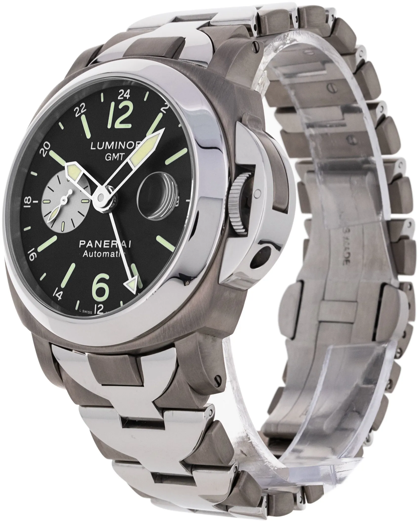 Panerai Luminor GMT Automatic PAM 00161 44mm Stainless steel Black 1