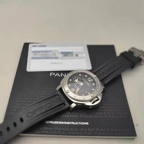 Panerai Submersible PAM 00024 44mm Stainless steel Black