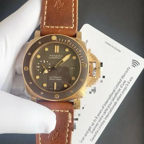 Panerai Submersible PAM 00968 47mm Bronze Brown