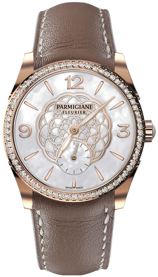 Parmigiani Fleurier Tonda PFC800-1510020-HC6181 33mm Rose gold White