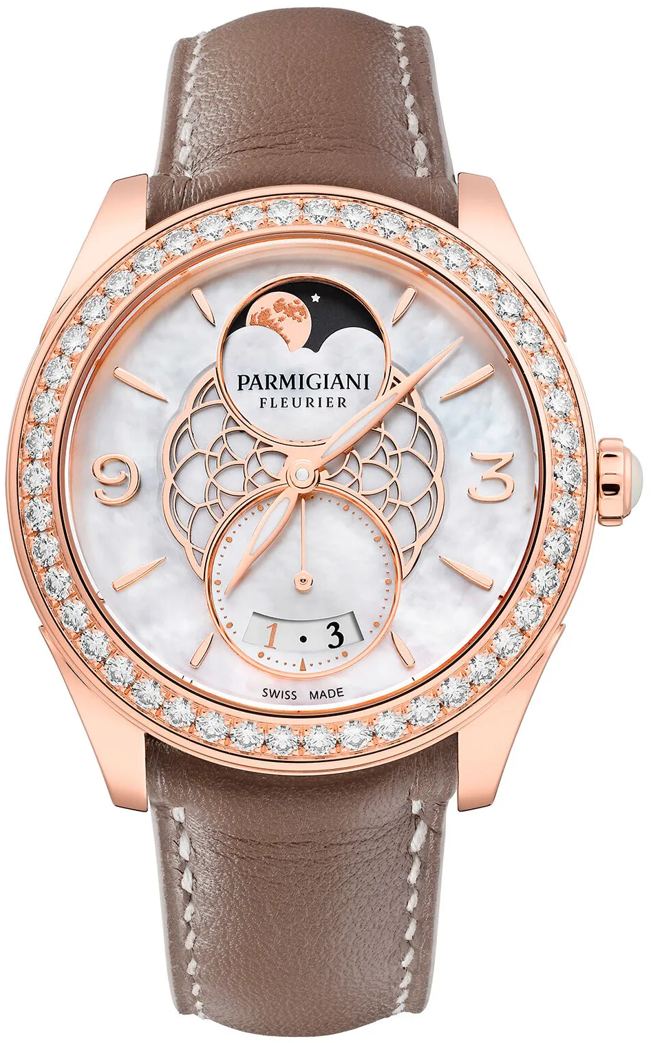 Parmigiani Fleurier Tonda PFC811-1510020-HC6181 36mm Rose gold White