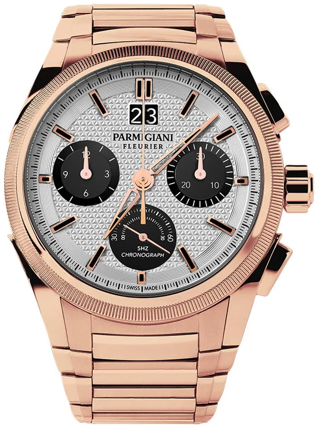 Parmigiani Fleurier Tonda PFC903-1500140-B10082 Rose gold Silver