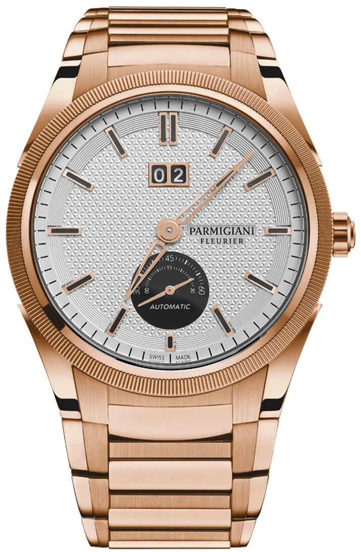 Parmigiani Fleurier Tonda PFC910-1500140-B10082 42mm Rose gold Silver