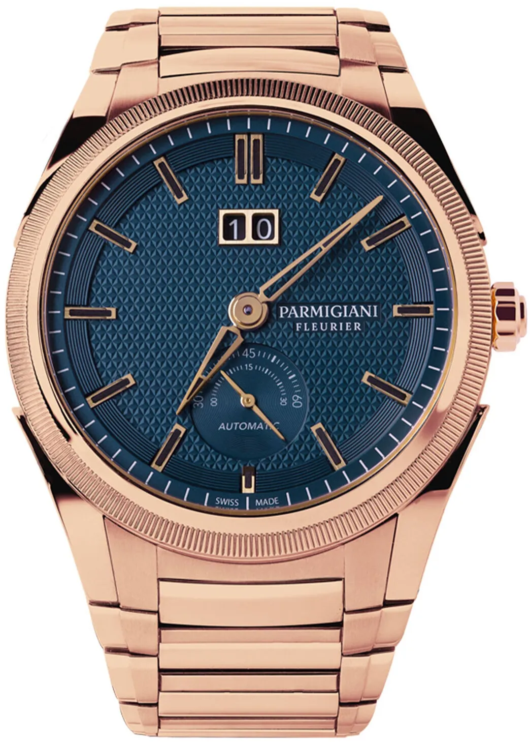 Parmigiani Fleurier Tonda PFC910-1500340-B00782 42mm Rose gold Blue