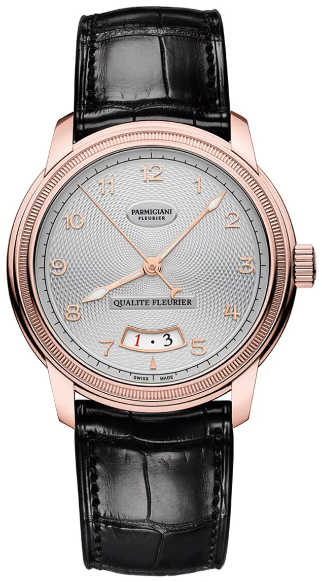 Parmigiani Fleurier Toric PFC422-1600100-HA1441 40.8mm Rose gold Silver