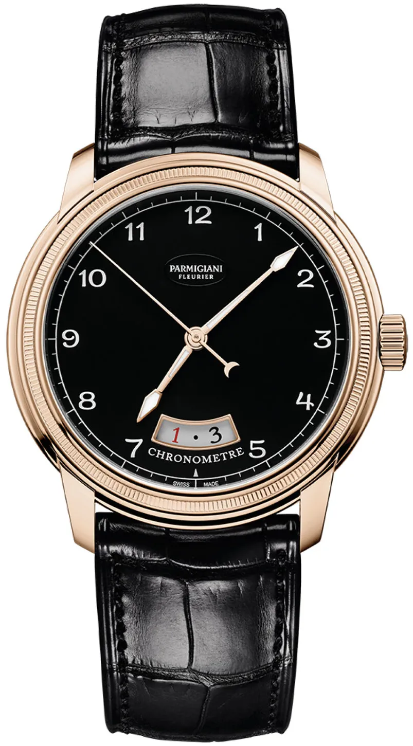 Parmigiani Fleurier Toric PFC423-1601401-HA1441 40.8mm Rose gold Black