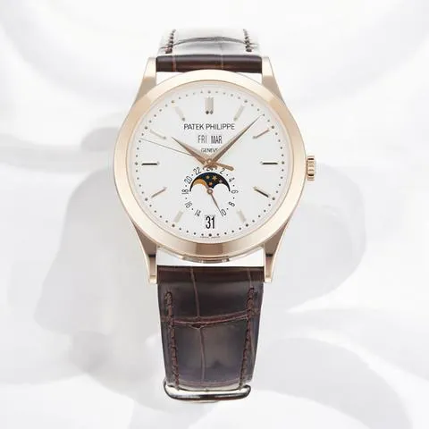 Patek Philippe Annual Calendar 5396R-011 38mm Rose gold Silver