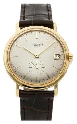 Patek Philippe Calatrava 3445J 35mm Yellow gold Silver