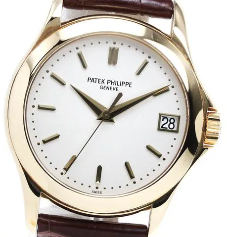 Patek Philippe Calatrava 5107J-001 36mm Yellow gold Silver