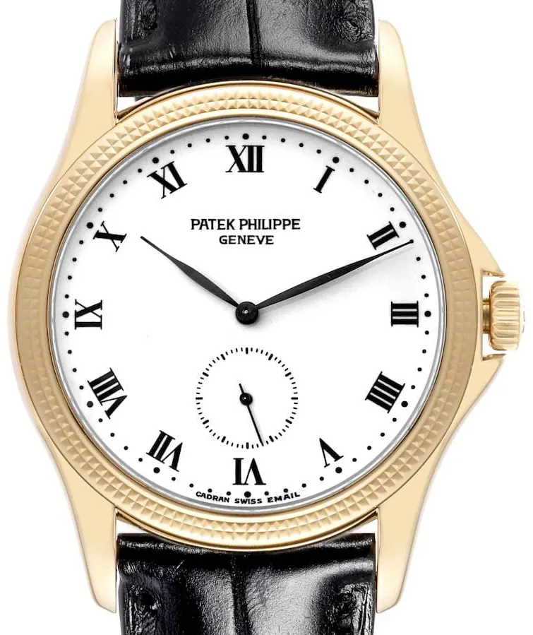 Patek Philippe Calatrava 5115J 35.5mm Yellow gold Cream