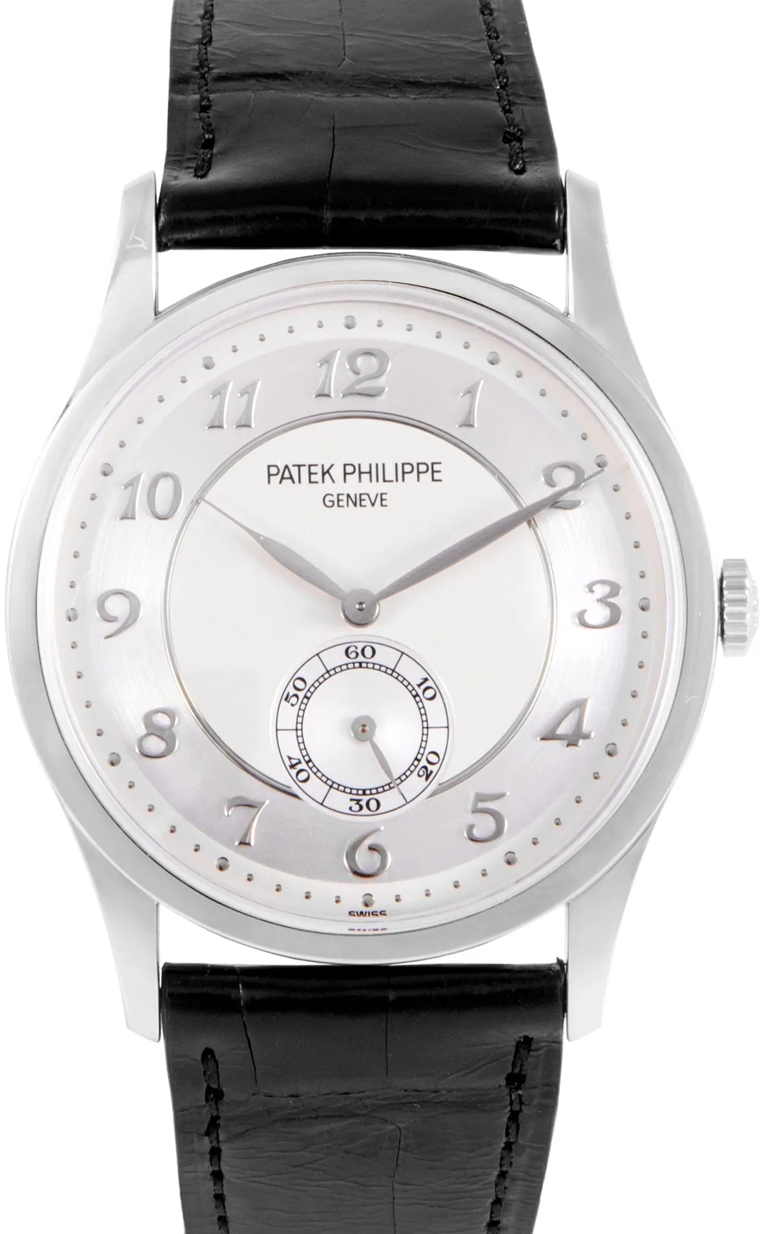 Patek Philippe Calatrava 5196P 37mm Platinum Silver