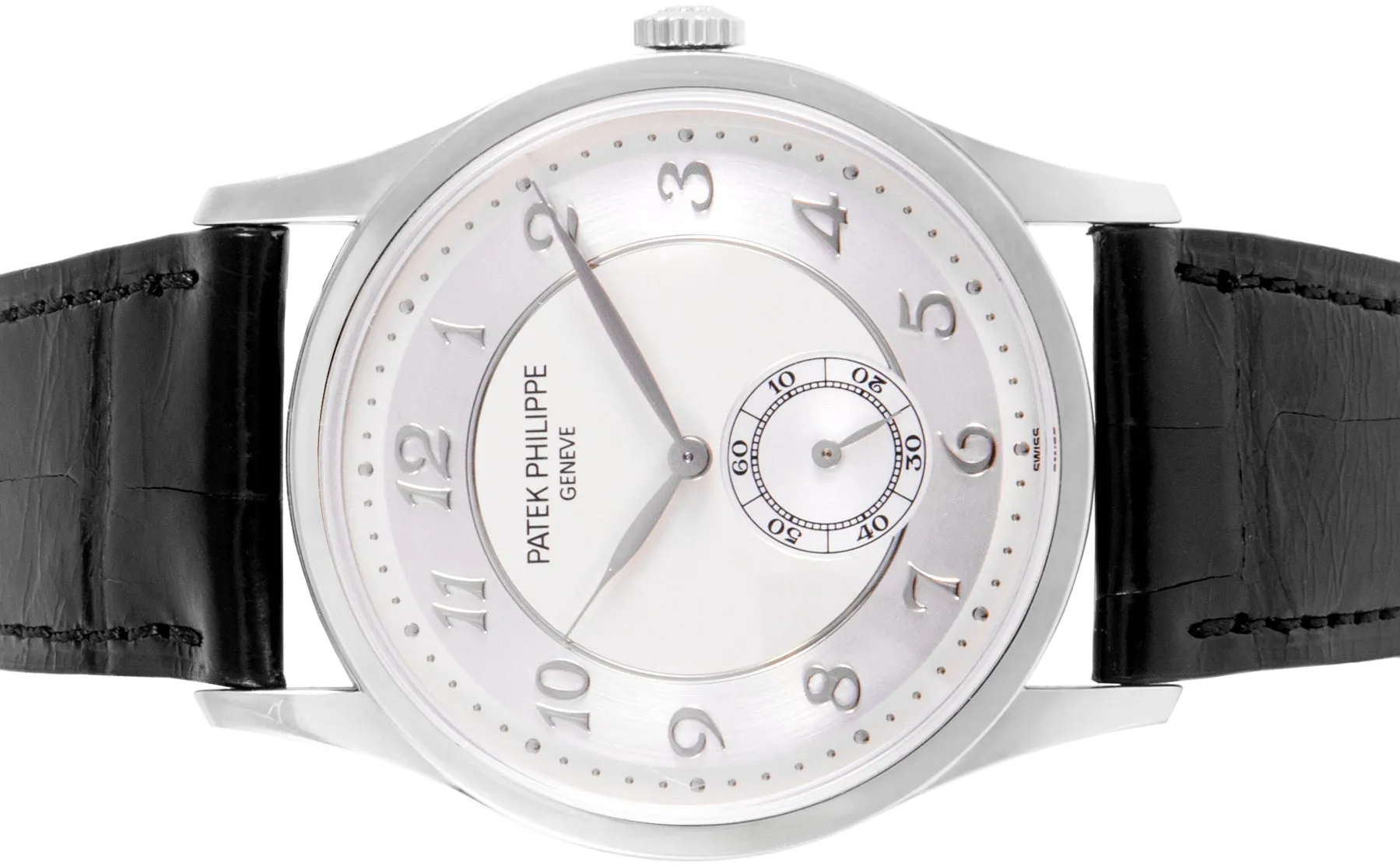 Patek Philippe Calatrava 5196P 37mm Platinum Silver 1