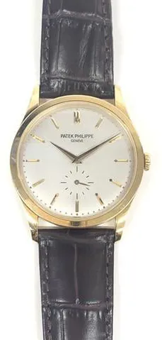 Patek Philippe Calatrava 5196R-001 37mm Yellow gold Silver