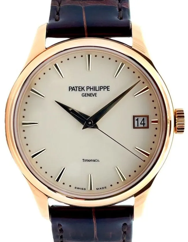 Patek Philippe Calatrava 5227J 39mm Yellow gold and 18k yellow gold Ivory