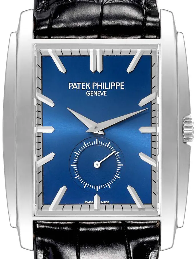 Patek Philippe Gondolo 5124G-011 33.5mm White gold Blue