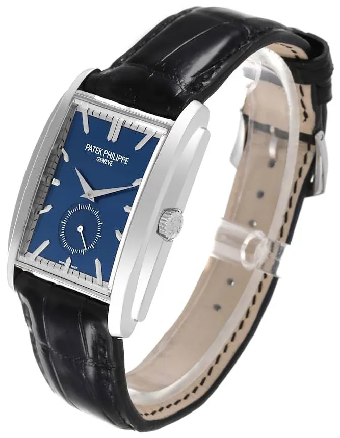 Patek Philippe Gondolo 5124G-011 33.5mm White gold Blue 1