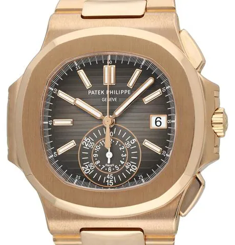 Patek Philippe Nautilus 5980/1R 40mm Rose gold Brown