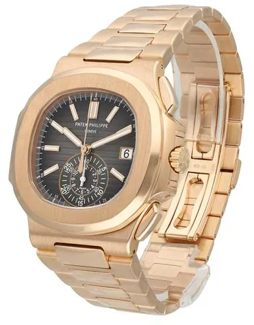 Patek Philippe Nautilus 5980/1R 40mm Rose gold Brown 2