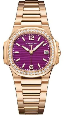 Patek Philippe Nautilus 7010/1R-013 32mm Rose gold Purple