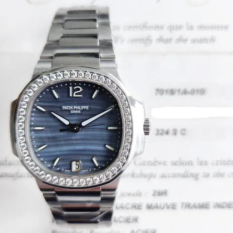 Patek Philippe Nautilus 7018/1A-010 33.5mm Stainless steel Blue