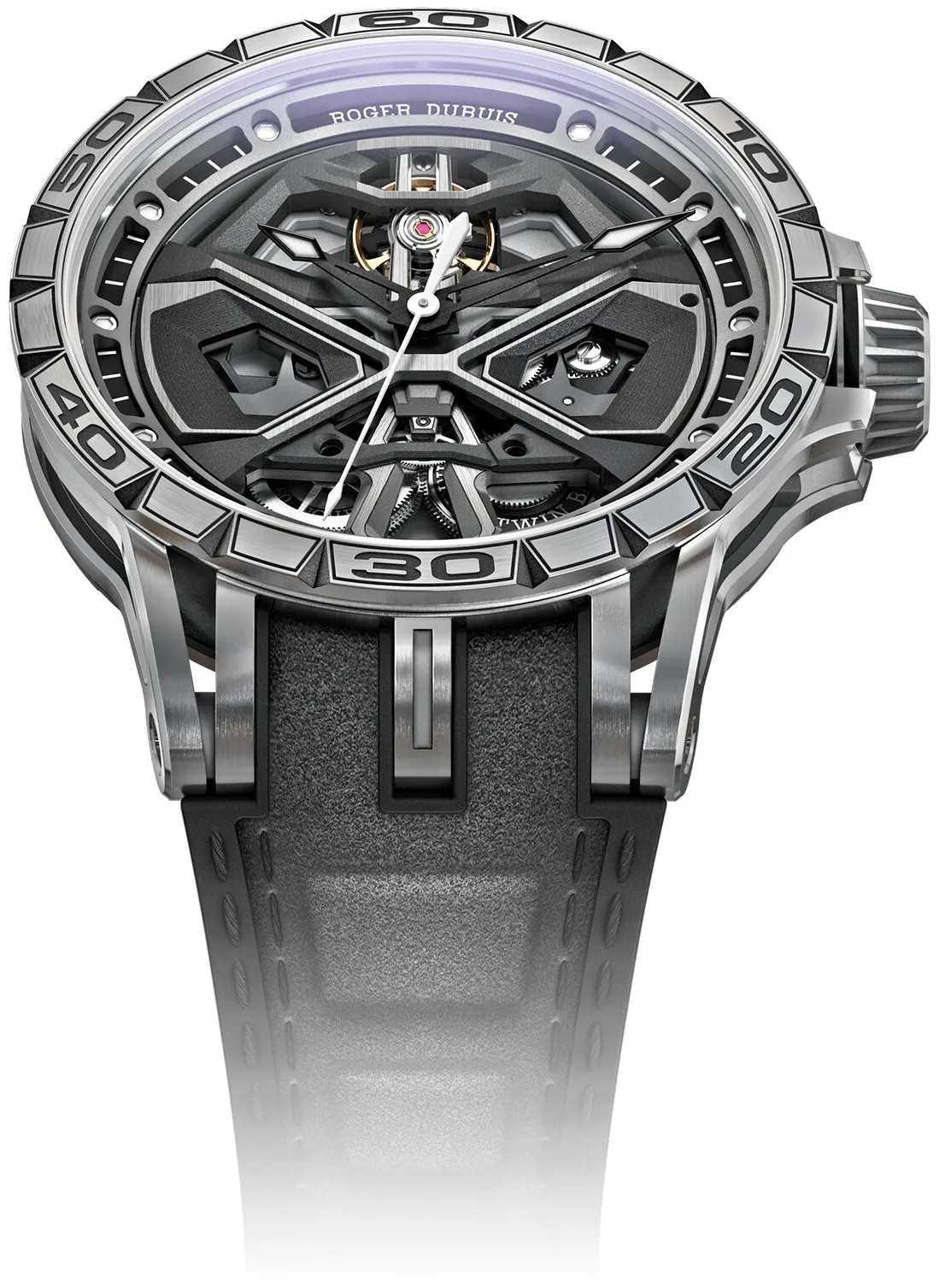 Roger Dubuis Excalibur RDDBEX0748 45mm Titanium Gray