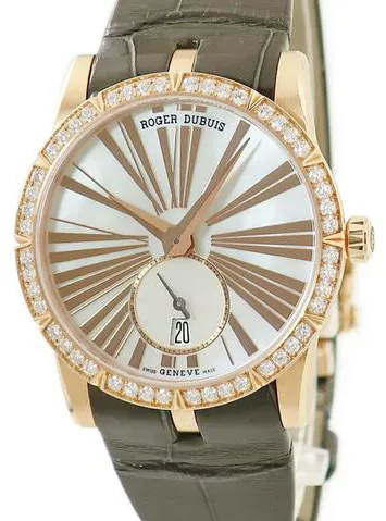 Roger Dubuis Excalibur DBEX0588 36.5mm Rose gold Silver