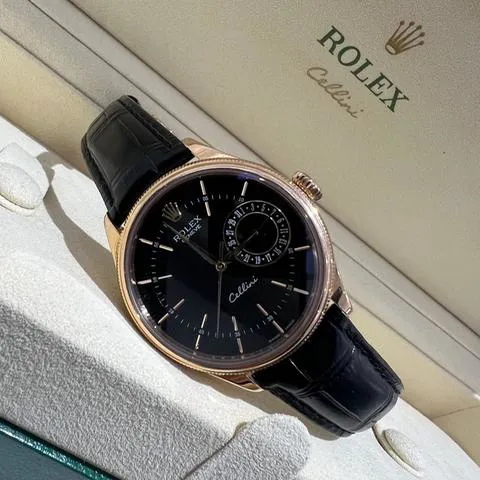 Rolex Cellini 50515-0010 39mm Rose gold Black 1