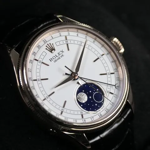 Rolex Cellini Moonphase 50535 39mm Rose gold White