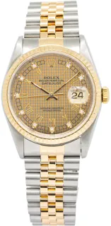 Rolex Datejust 36 16233 Stainless steel and 18k yellow gold Champagne