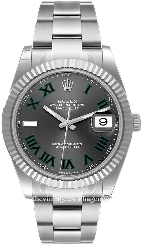 Rolex Datejust 41 126334-0021 41mm White gold and Oystersteel Gray