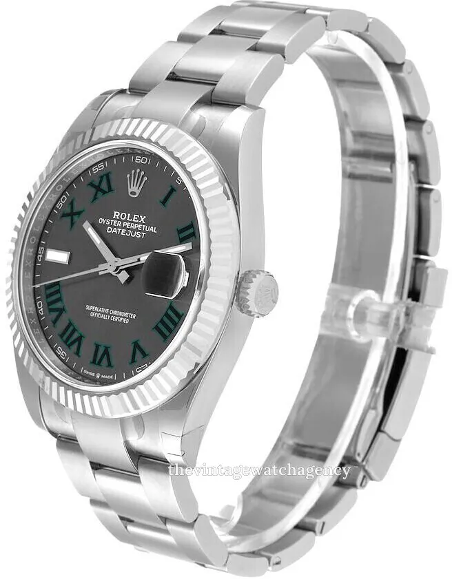 Rolex Datejust 41 126334-0021 41mm White gold and Oystersteel Gray 3