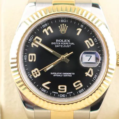 Rolex Datejust II 116333 41mm Yellow gold and Stainless steel Black 1