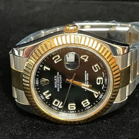 Rolex Datejust II 116333 41mm Yellow gold and Stainless steel Black 2