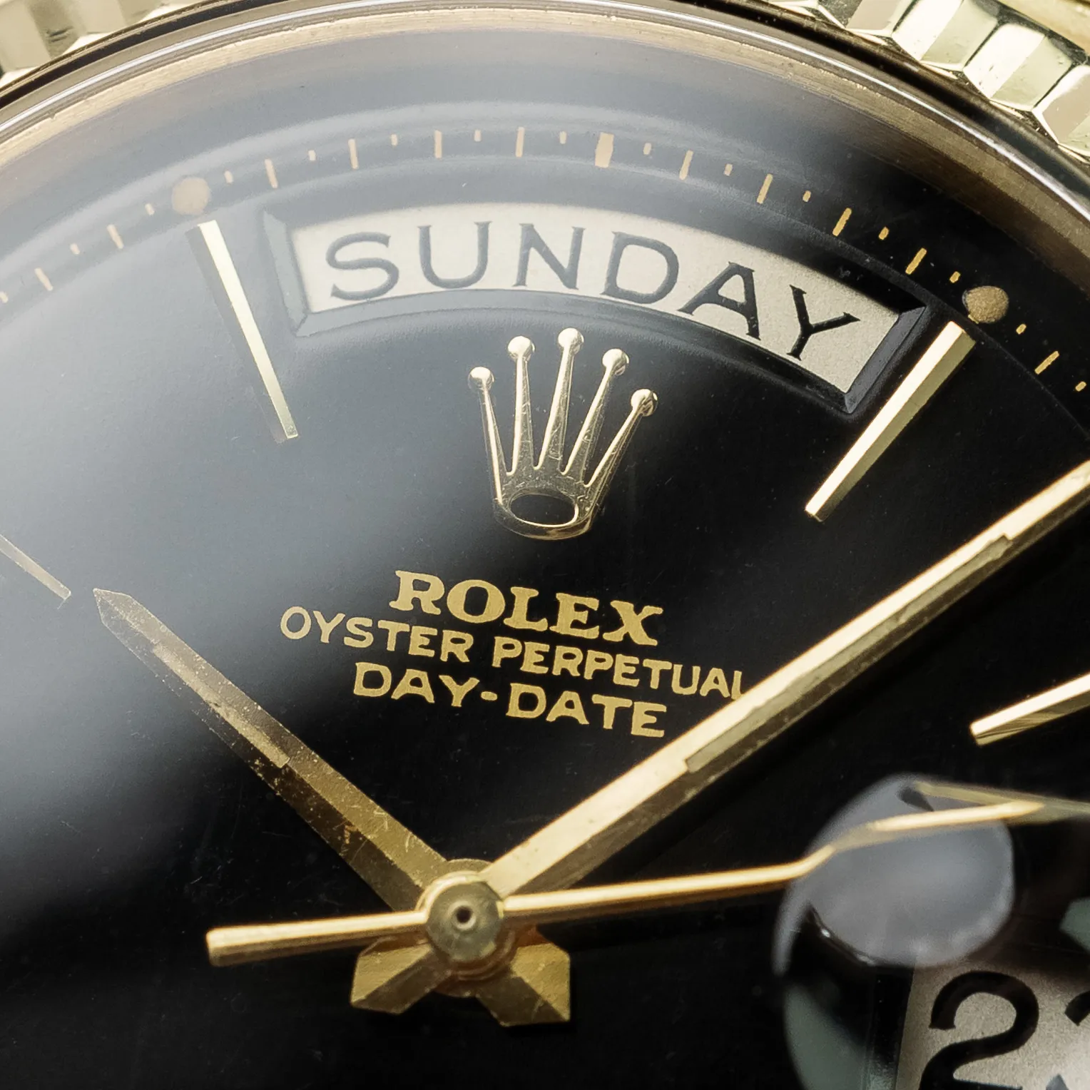 Rolex Day-Date 36 1803 36mm Yellow gold and 18k yellow gold Black 4