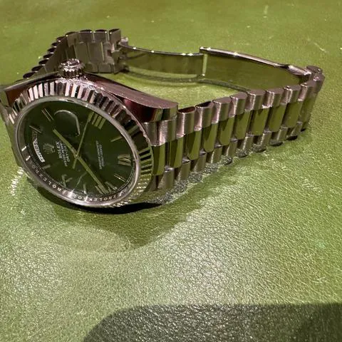 Rolex Day-Date 40 228239 40mm White gold Green 12