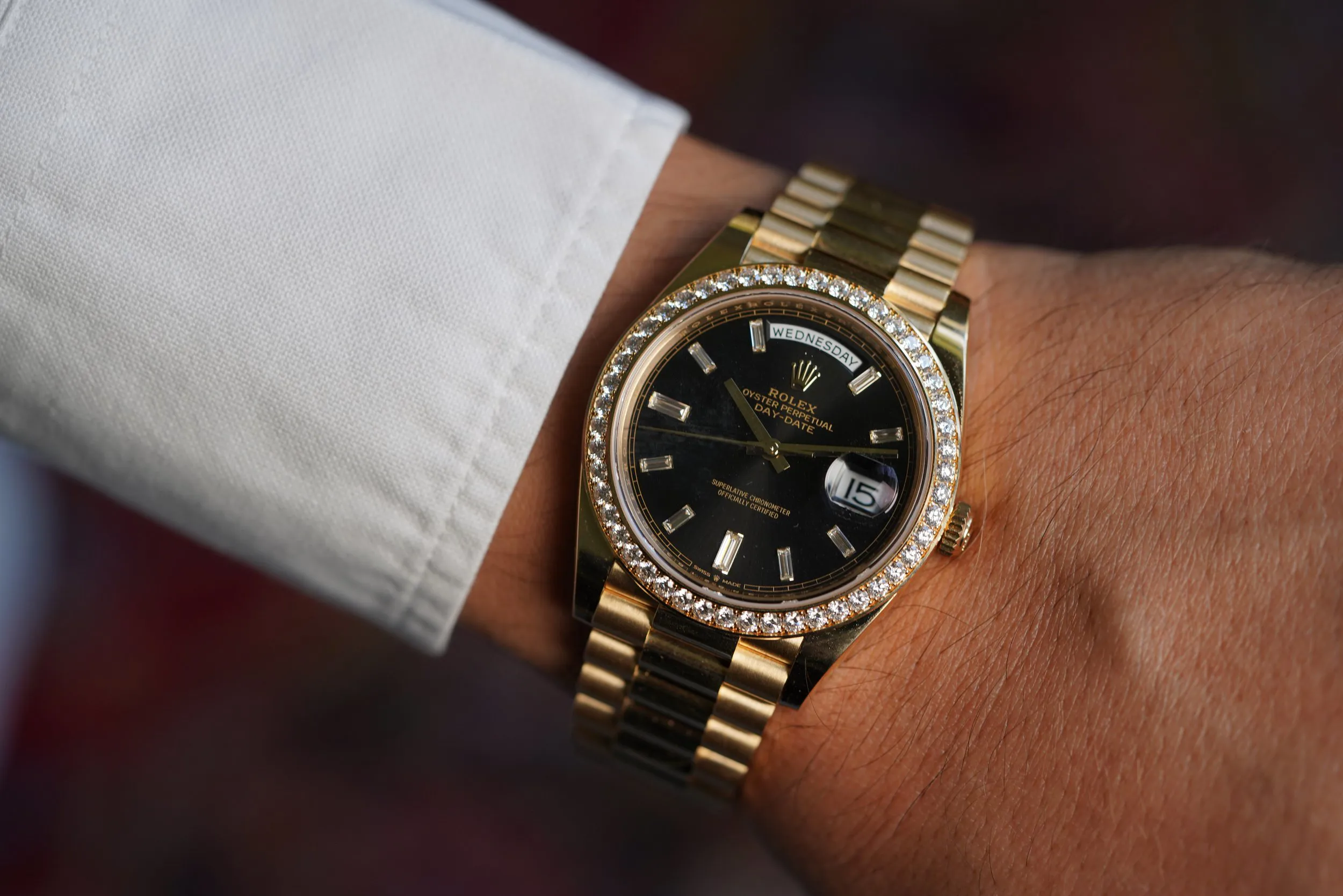 Rolex Day-Date 40 228348RBR 40mm Yellow gold and 18k yellow gold Black 1