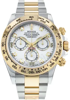 Rolex Daytona 116503 Yellow gold Mother of Pearl White - Diamond