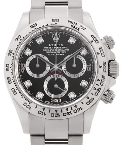 Rolex Daytona 116509G 40mm White gold Black