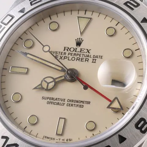 Rolex Explorer II 16550 40mm Stainless steel Ivory 5