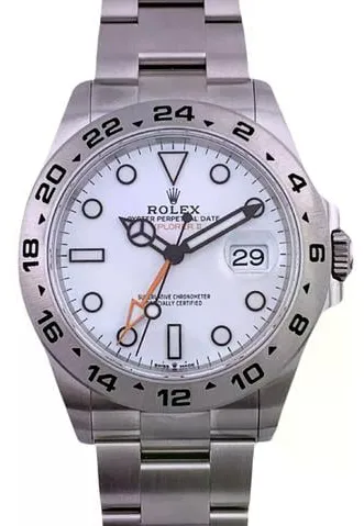 Rolex Explorer II 226570 42mm Stainless steel White