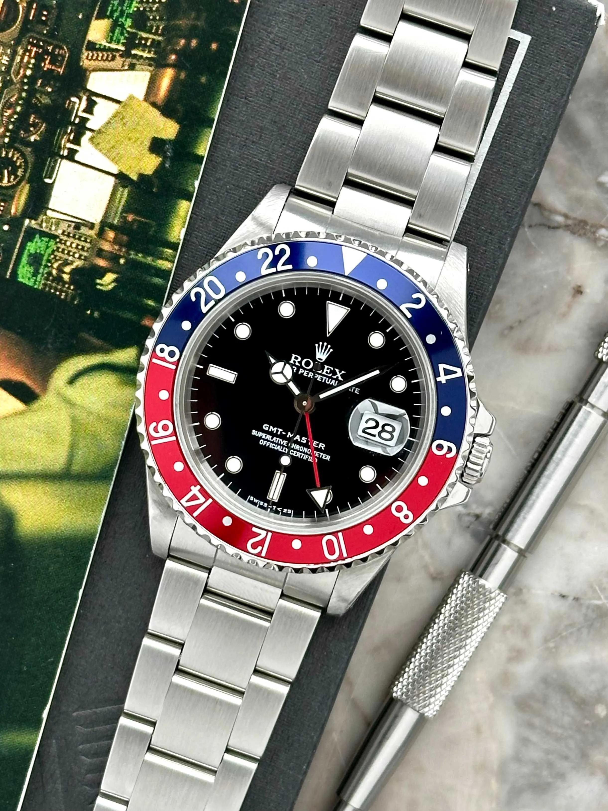 Rolex GMT-Master 16700 40mm Stainless steel Black