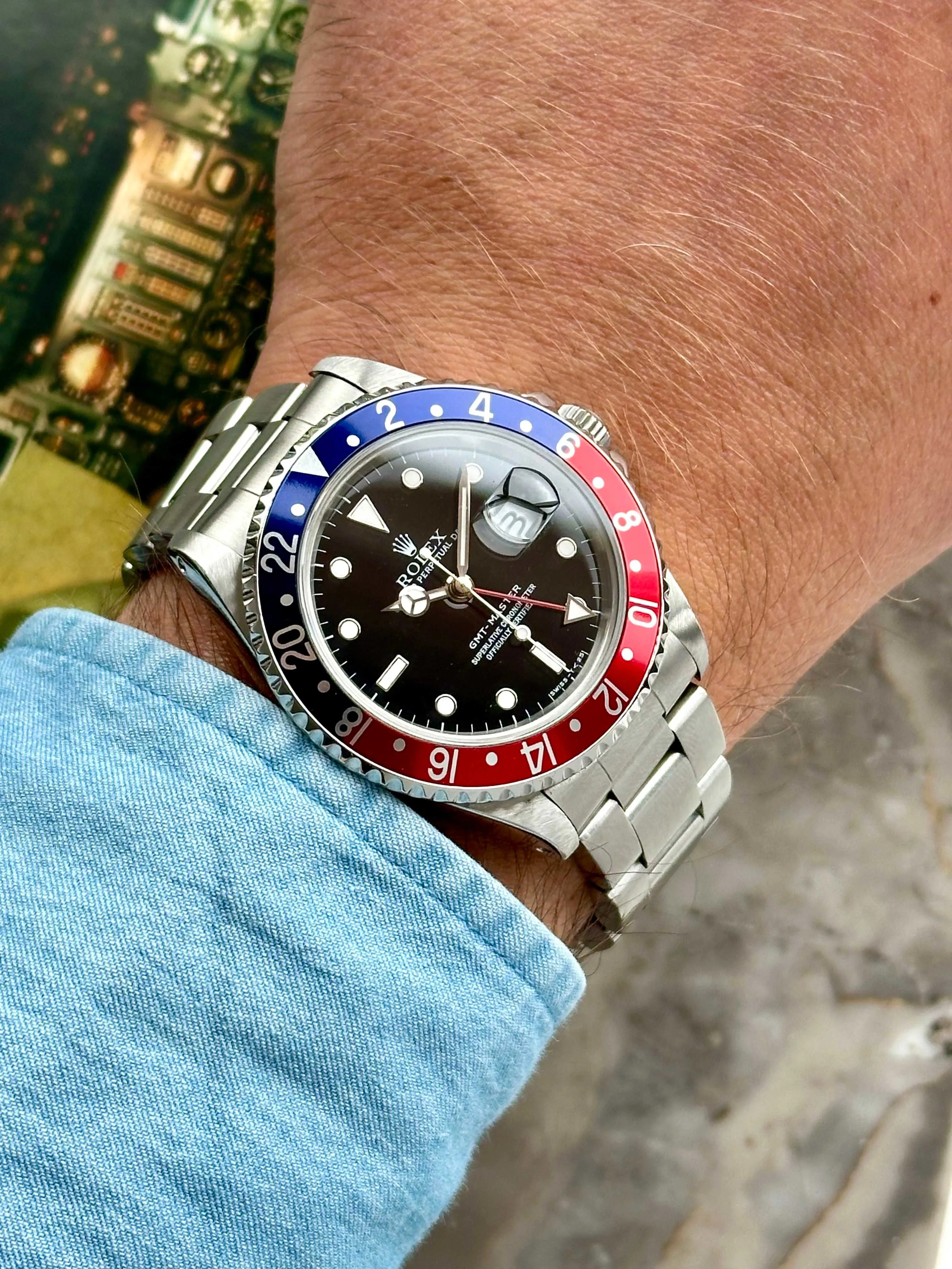 Rolex GMT-Master 16700 40mm Stainless steel Black 3