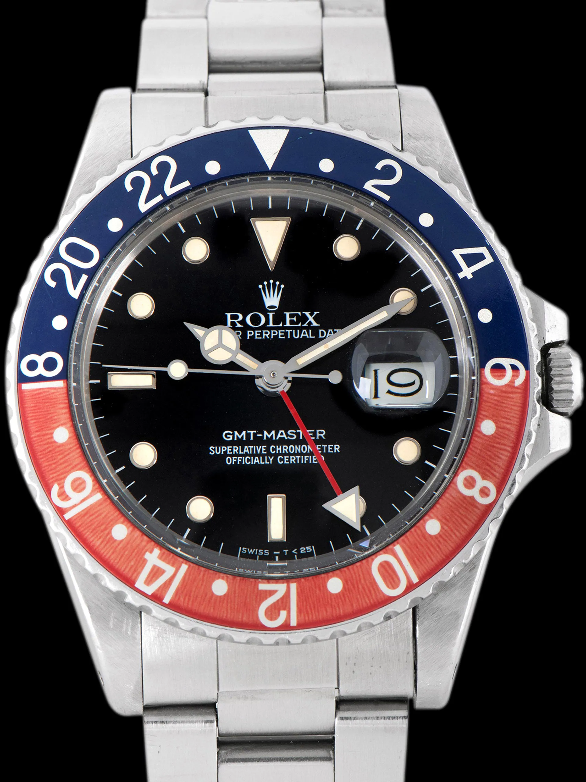 Rolex GMT-Master 16750 40mm Stainless steel Black