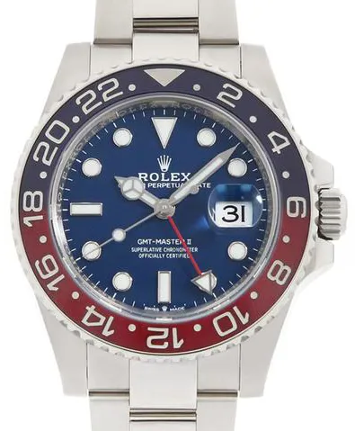 Rolex GMT-Master II 126719BLRO 40mm White gold Blue