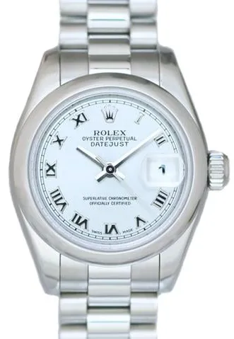 Rolex Lady-Datejust 179166 26mm Platinum Blue