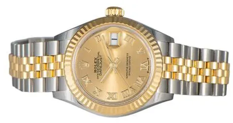 Rolex Lady-Datejust 279173 28mm Yellow gold and Stainless steel Champagne 3