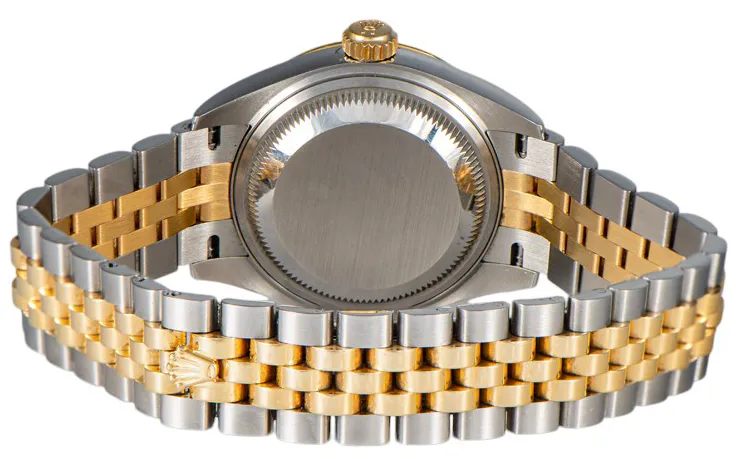 Rolex Lady-Datejust 279173 28mm Gult Guld/Stål Champagne 5