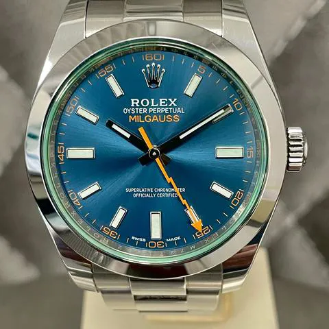 Rolex Milgauss 116400GV 40mm Stainless steel Blue